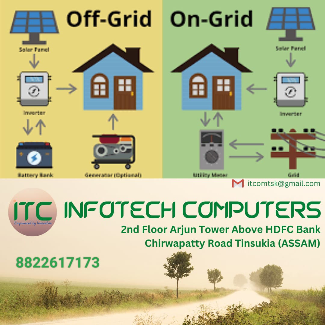  Tired of High Electricity Bills. Go Solar with INFOTECH COMPUTERS