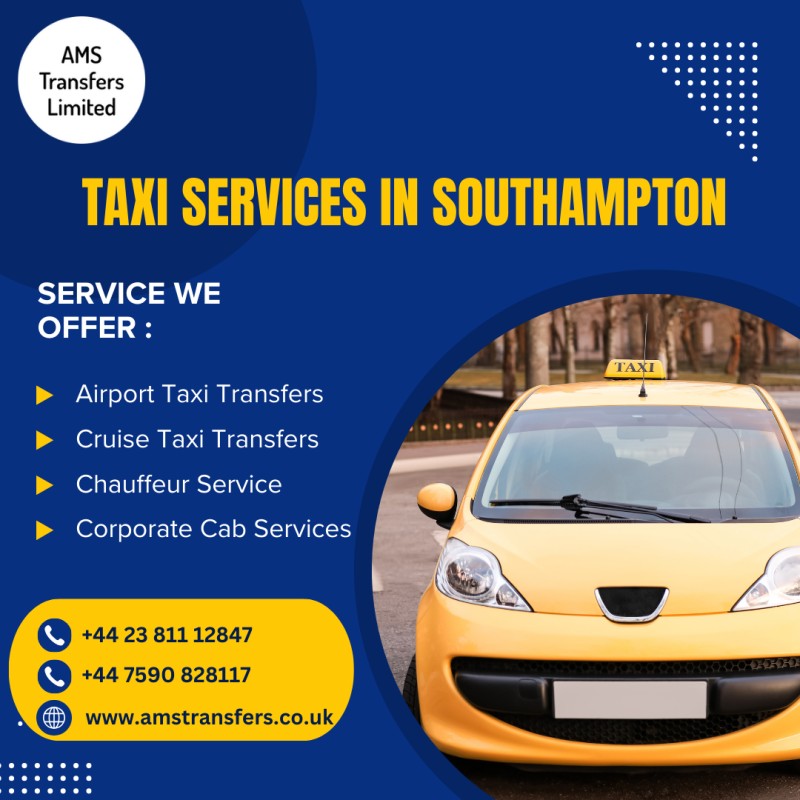  Taxi Services in Southampton | AMS Transfers Limited