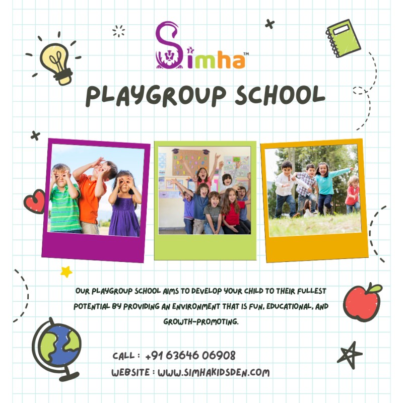  Play Group School in Ramamurthy Nagar | Simha Kidsden