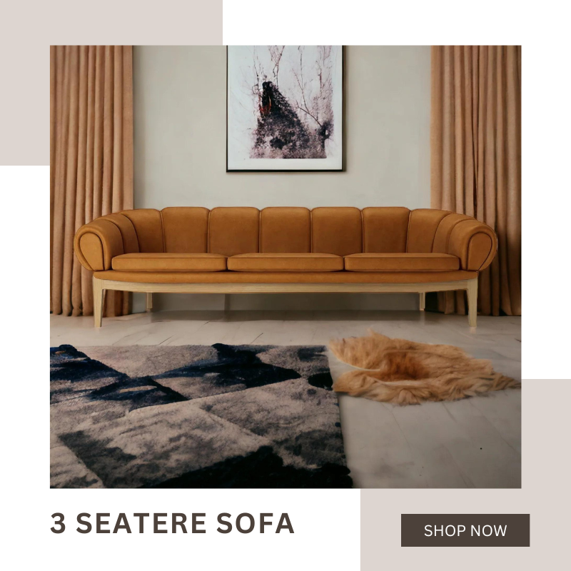  Buy the Perfect 3 Seater Sofa from Nismaaya Decor for Your Living Room