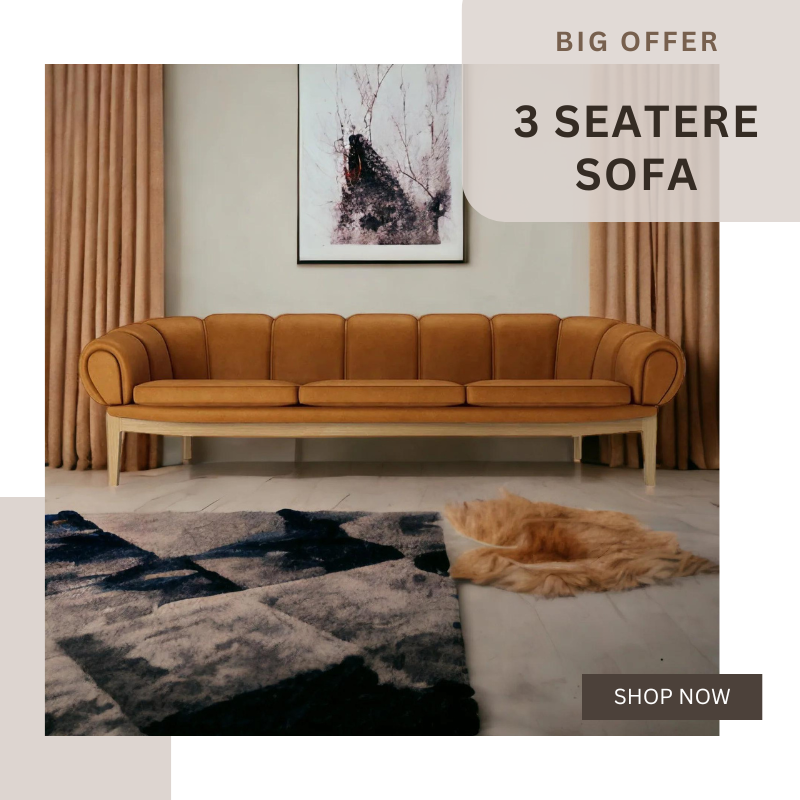  Shop the Best 3 Seater Sofas at Nismaaya Decor Today