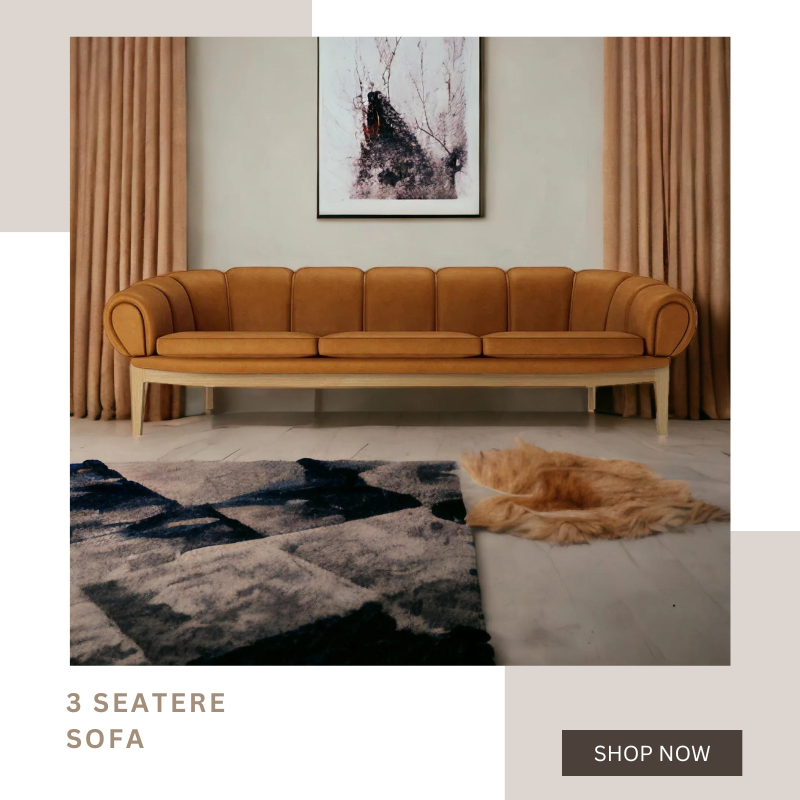  Buy Nismaaya Decor's 3 Seater Sofa for a Cozy and Stylish Home