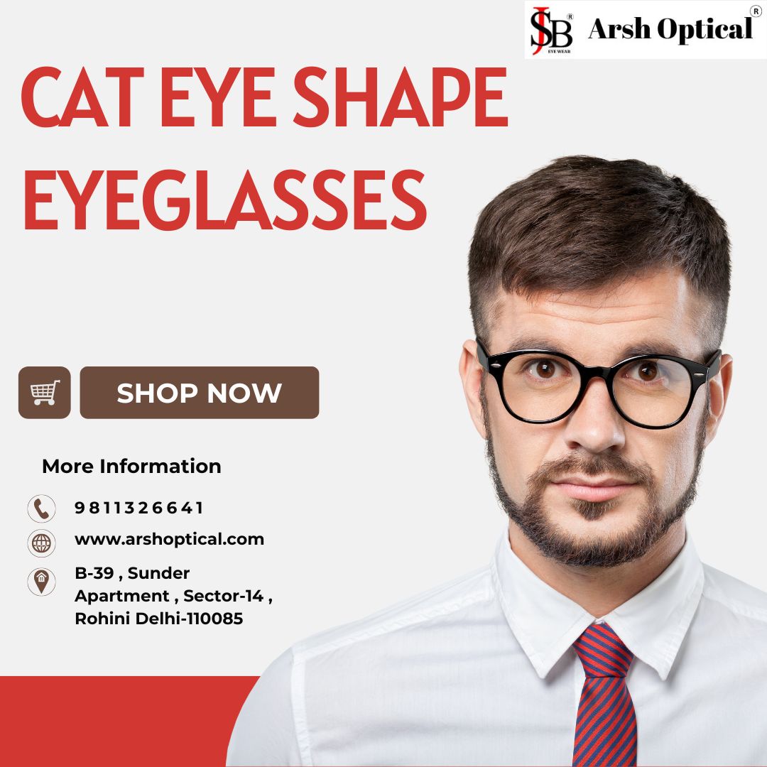  Stylish Cat Eye Shape Eyeglasses Frames for Men and Women