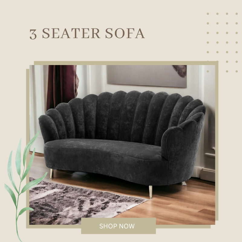  Shop Nismaaya Decor’s Sleek 3 Seater Sofa for Office - Ideal for Professional Spaces