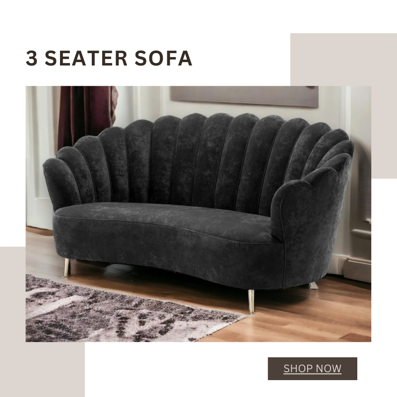  Shop Nismaaya Decor’s Modern 3 Seater Sofa Design for Your Living Room