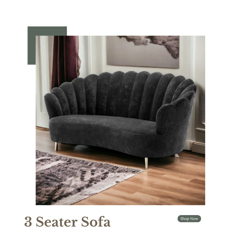  Shop Nismaaya Decor’s Contemporary 3 Seater Sofa Design for a Modern Look