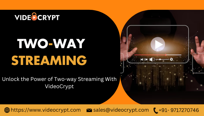  Two-Way Video Streaming Solutions by VideoCrypt