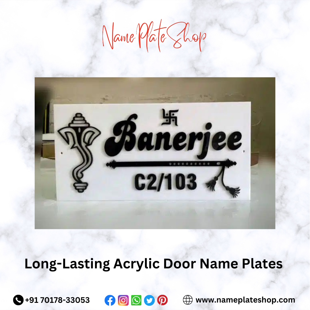  Buy Best Acrlic Nameplates For Your Home Doors