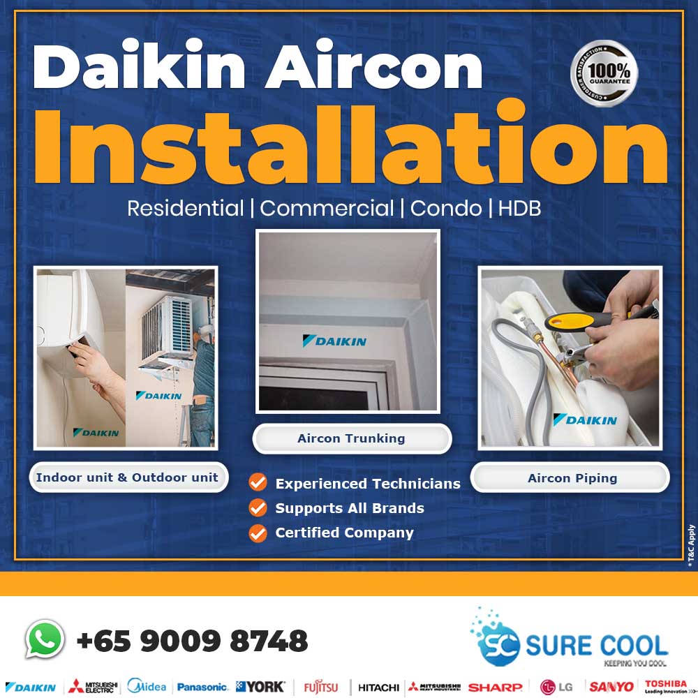  Daikin Aircon Installation