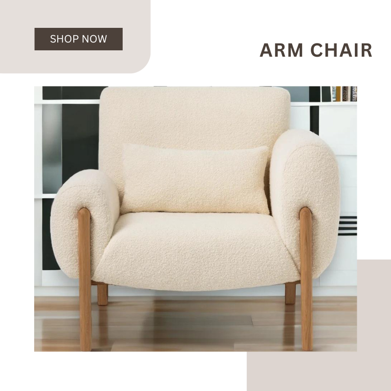  Shop Nismaaya Decor's Arm Chairs Wooden Comfort for Your Living Room