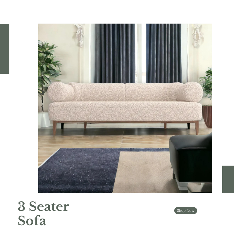  Shop Modern 3 Seater Sofa for Office Spaces at Nismaaya Decor