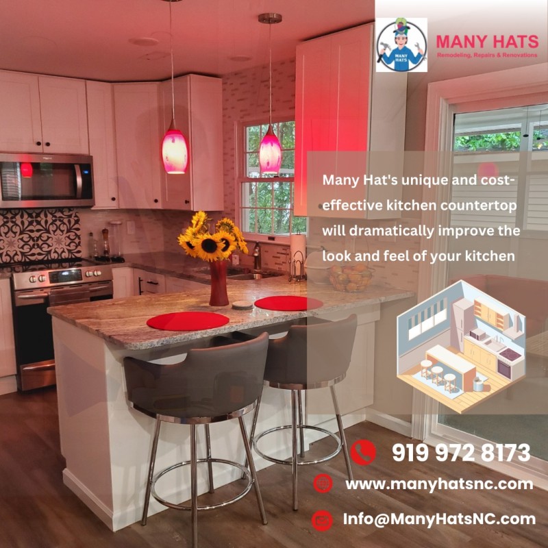  Many Hats | Countertop for kitchen and bathroom  in Durham