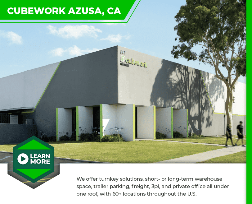  Warehouse and Office Space Available! – Azusa, CA