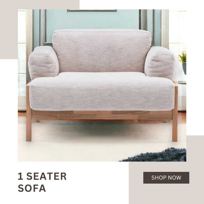  Shop for the Perfect 1 Seater Sofa at Nismaaya Decor Today