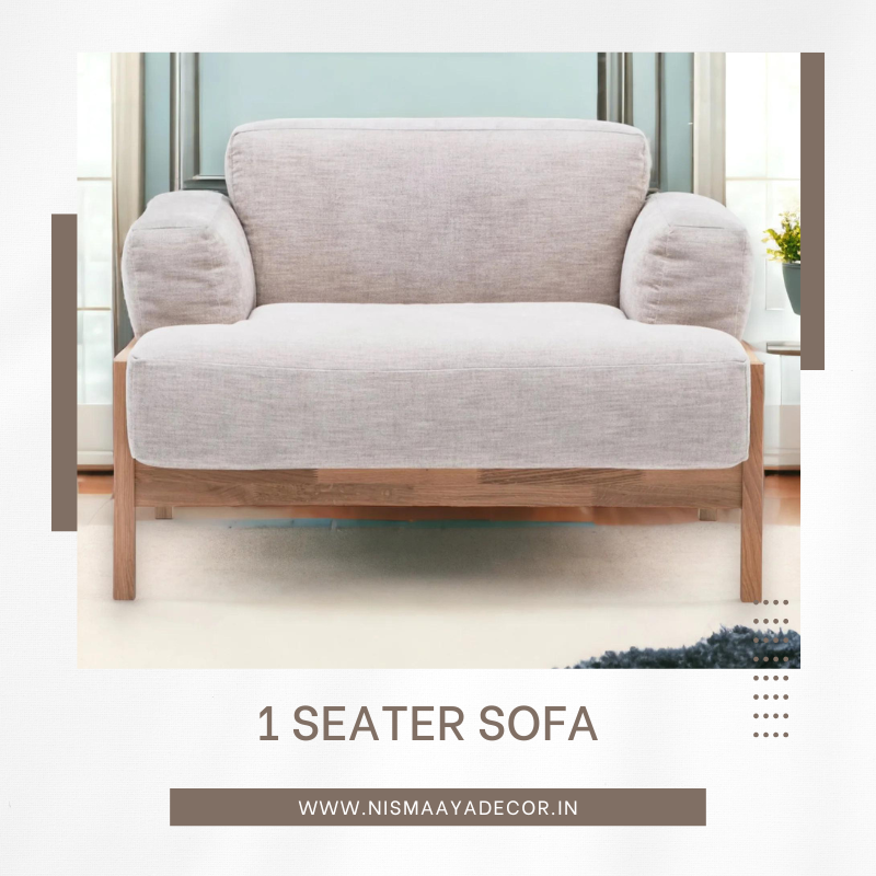  Shop Nismaaya Decor’s Collection of Stylish 1 Seater Sofas for Office Use