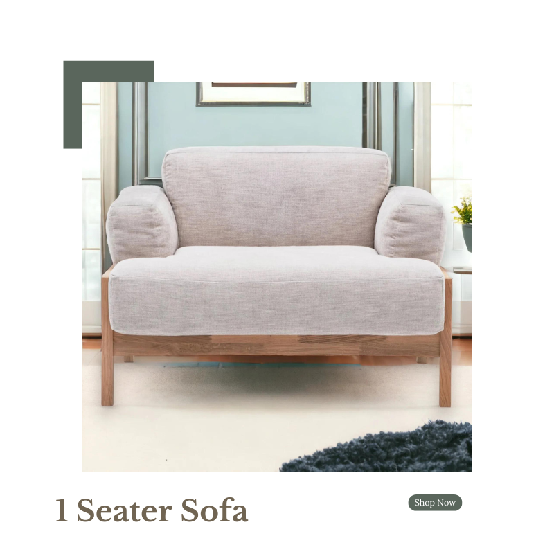  Shop High-Quality 1 Seater Sofas for Every Room at Nismaaya Decor