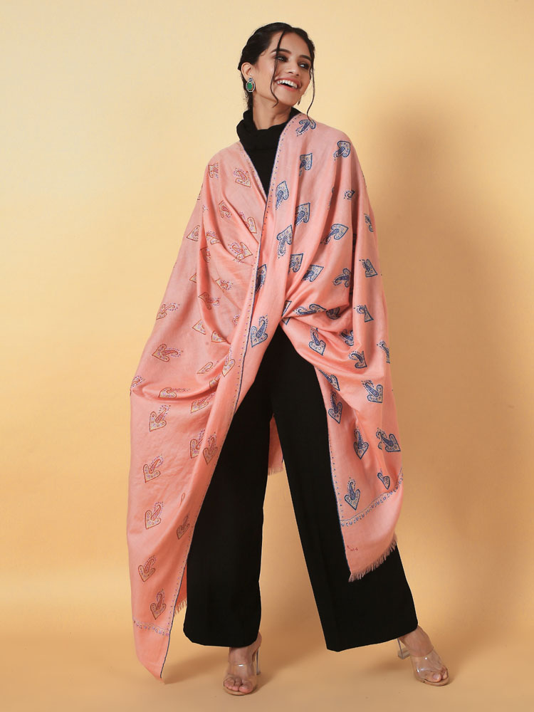  Hand-Embroidered Pashmina Shawls - KCS Shop