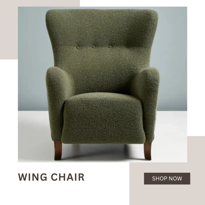  Shop Stylish Wing Chairs Online at Nismaaya Decor