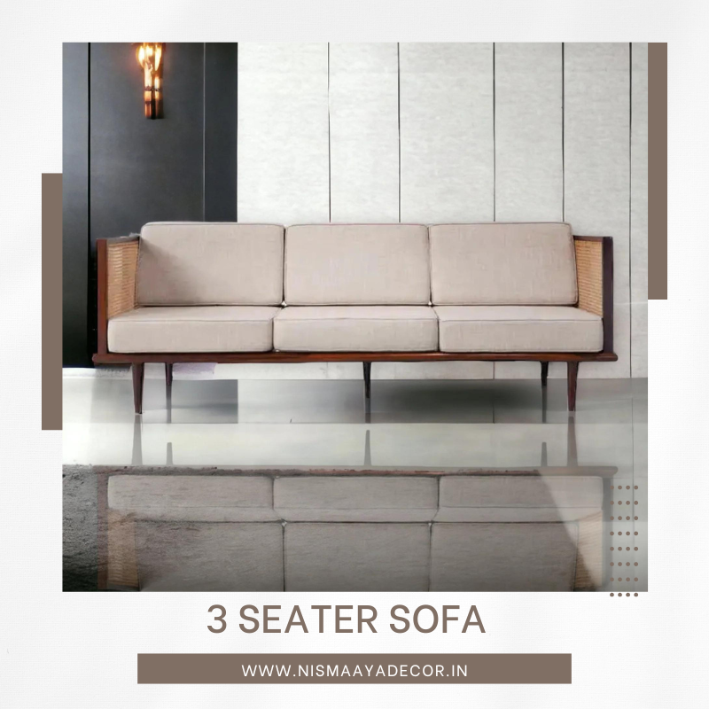  Shop Comfortable and Elegant 3 Seater Sofa Sets at Nismaaya Decor