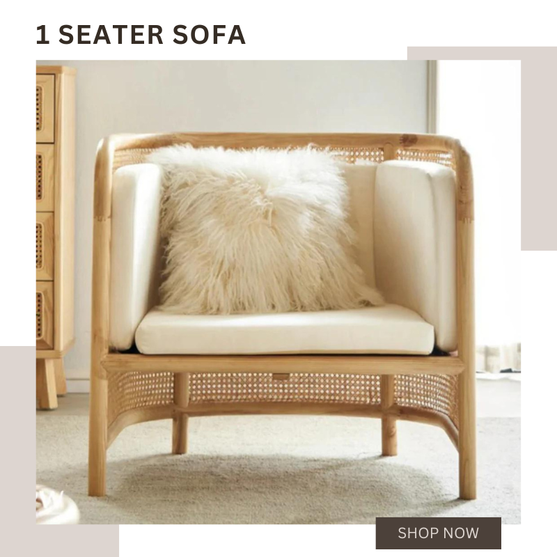  Shop Beautiful Wooden 1 Seater Sofa Designs