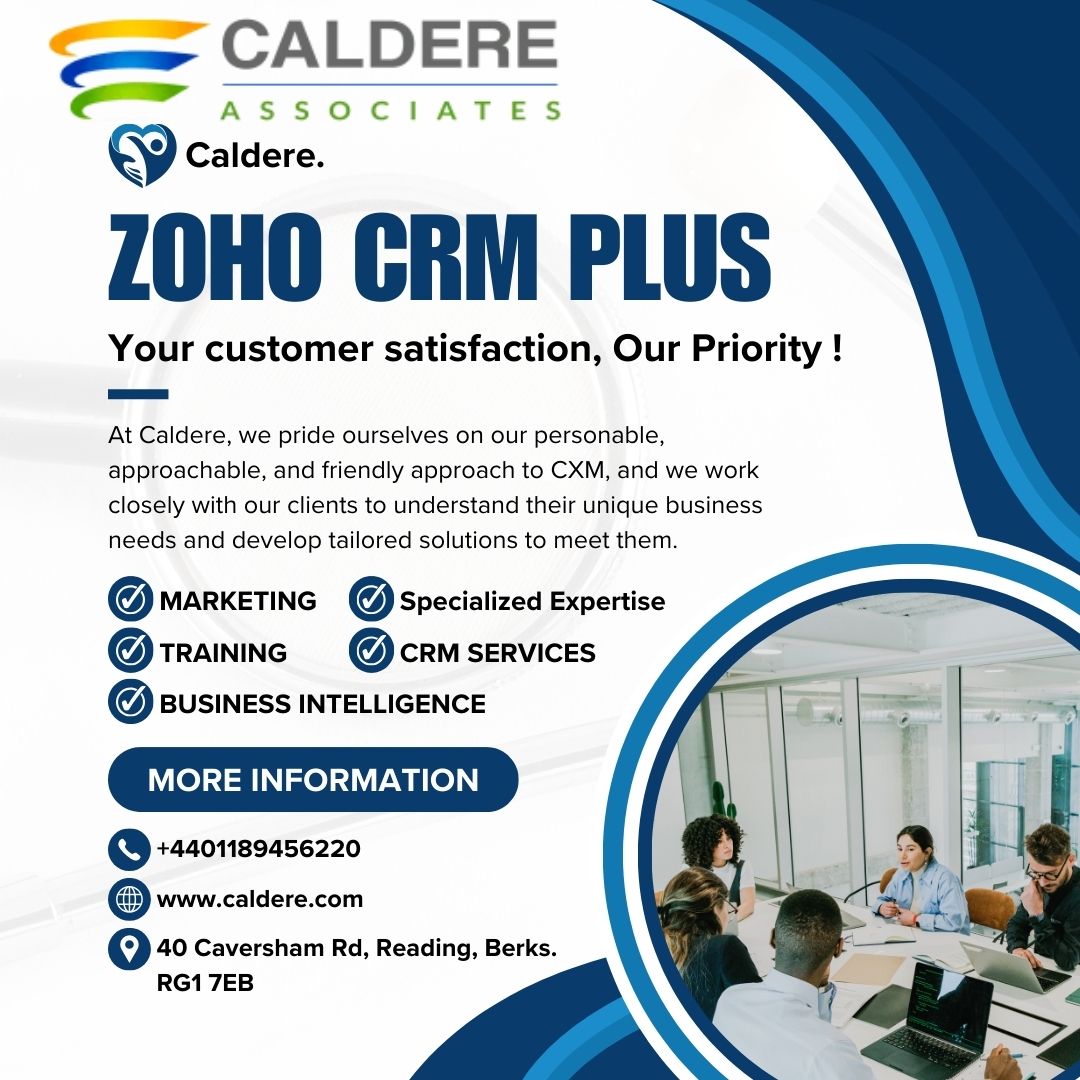  The Elegance of Zoho CRM Plus with Caldere