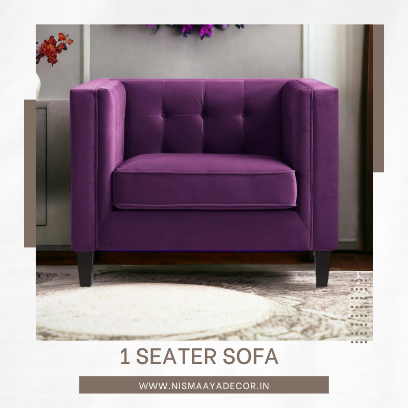  Shop the Best 1 Seater Sofa for Office Spaces at Nismaaya Decor