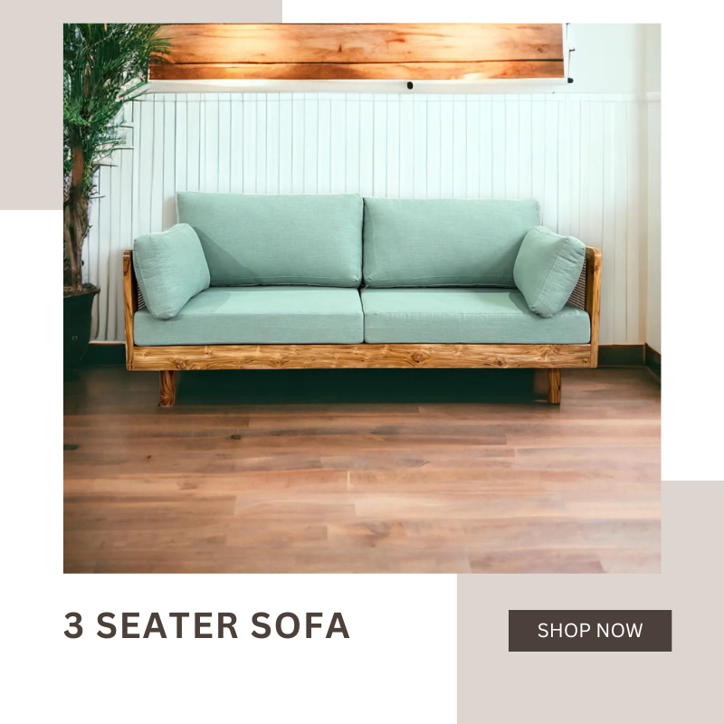  Shop Premium Wooden 3 Seater Sofa Designs at Nismaaya Decor