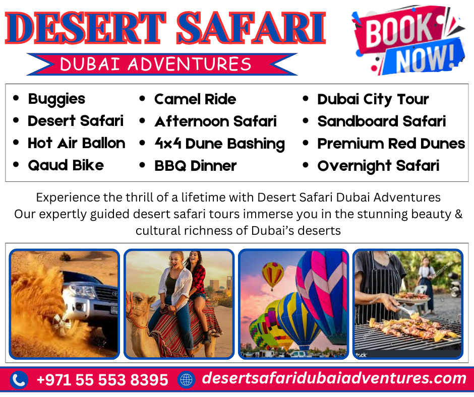  Desert Safari With Quad Biking Dubai - +971 55 553 8395