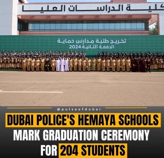  Extravaganza at Hemaya: Dubai Police Schools Soar with 204 Graduates