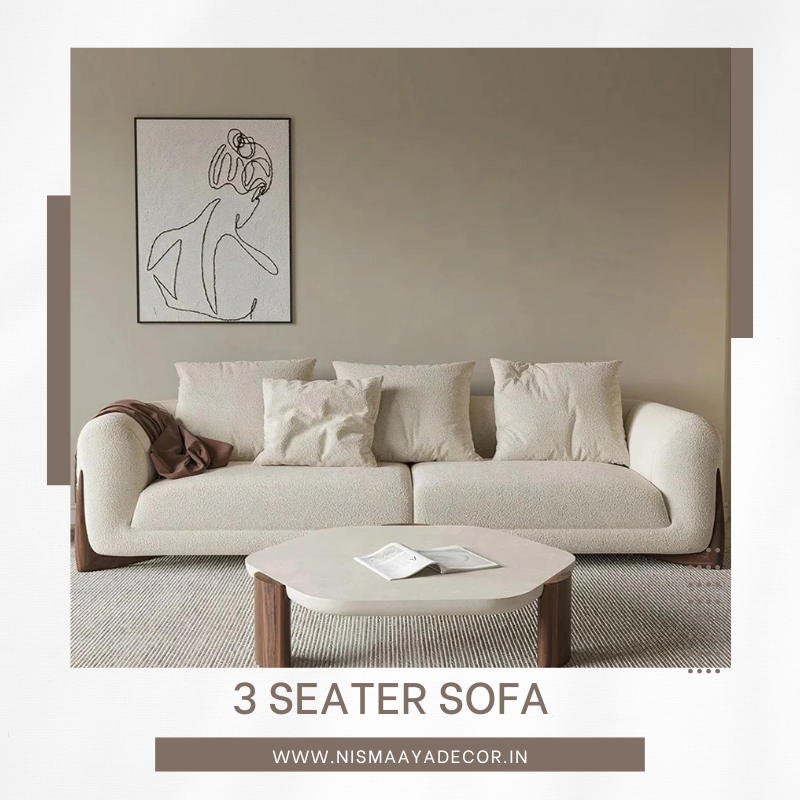  Shop Durable and Stylish Wooden 3 Seater Sofas for Every Home at Nismaaya Decor