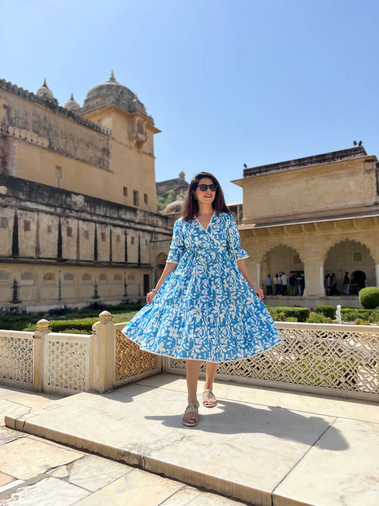  Shop Trendy Blue Puff Sleeve Dresses Today