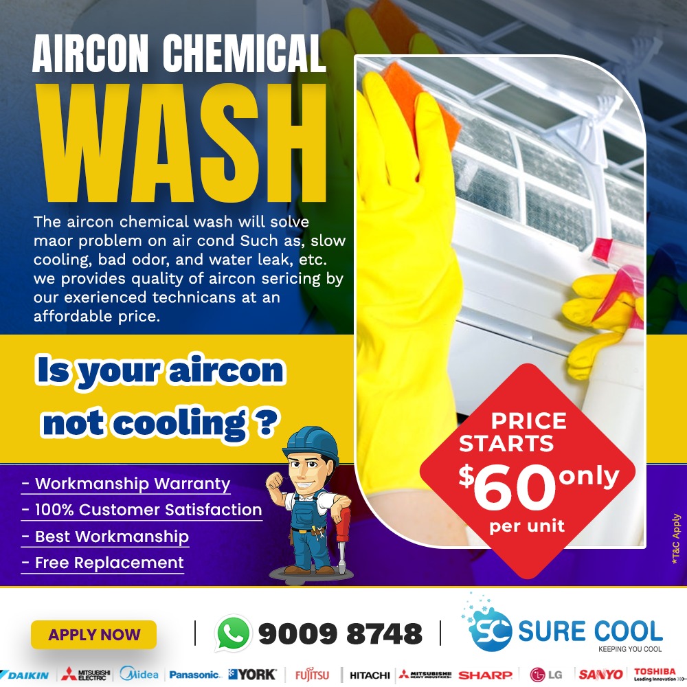  Aircon chemical wash