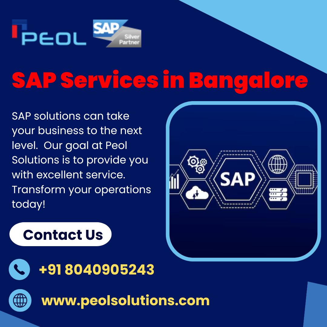  SAP Services in Bangalore