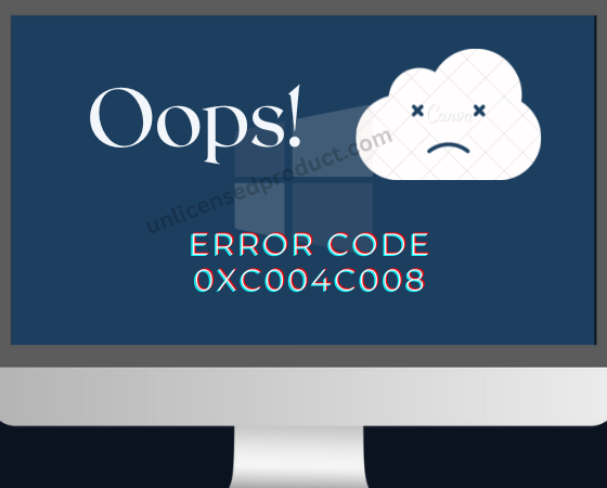  Troubleshooting Windows Activation Error Code 0xc004c008