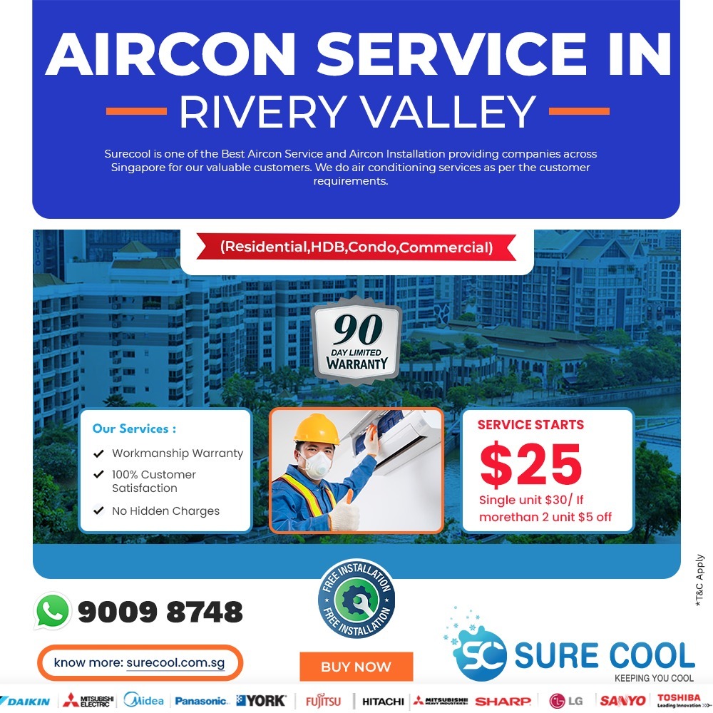  Aircon service in River Valley