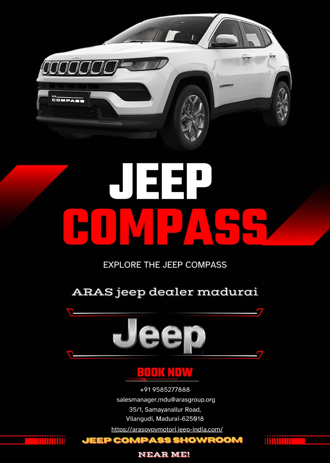  Jeep Sales Near Me | ARAS jeep dealer madurai