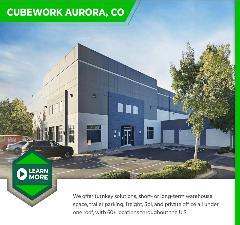  Warehouse and Office Space Available! – Aurora, CO