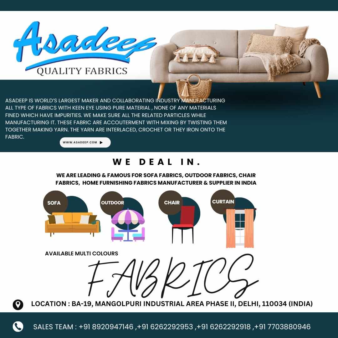  Choosing the Right Fabric for Your Home Decor | Asadeep Furnishing