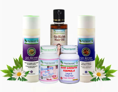  Herbal Remedies for Hair Loss - Hair Care Pack By Planet Ayurveda