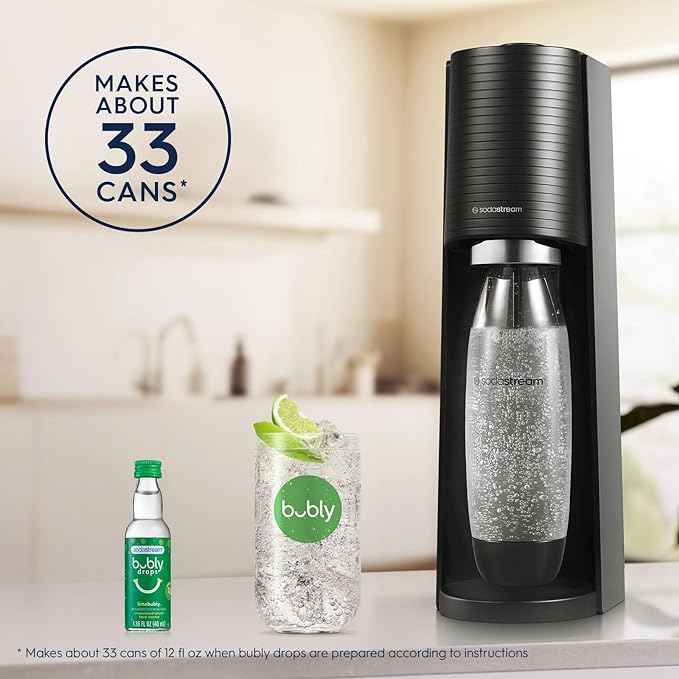  SodaStream Terra Sparkling Water Maker (Black) with