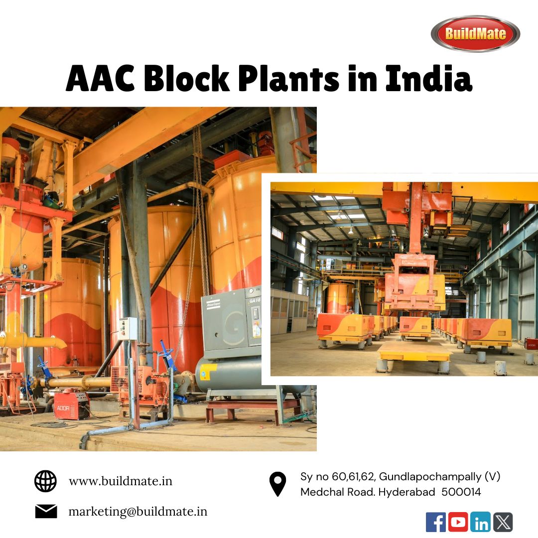  AAC block plants in India