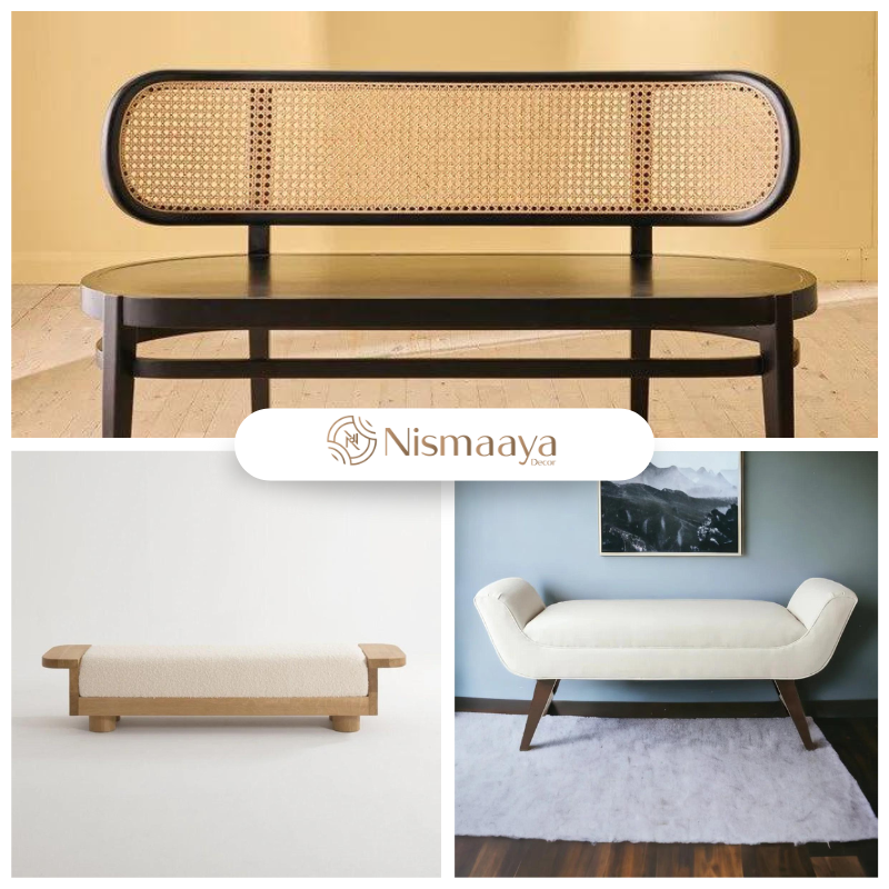  Shop Quality Benches for Your Living Room at Nismaaya Decor