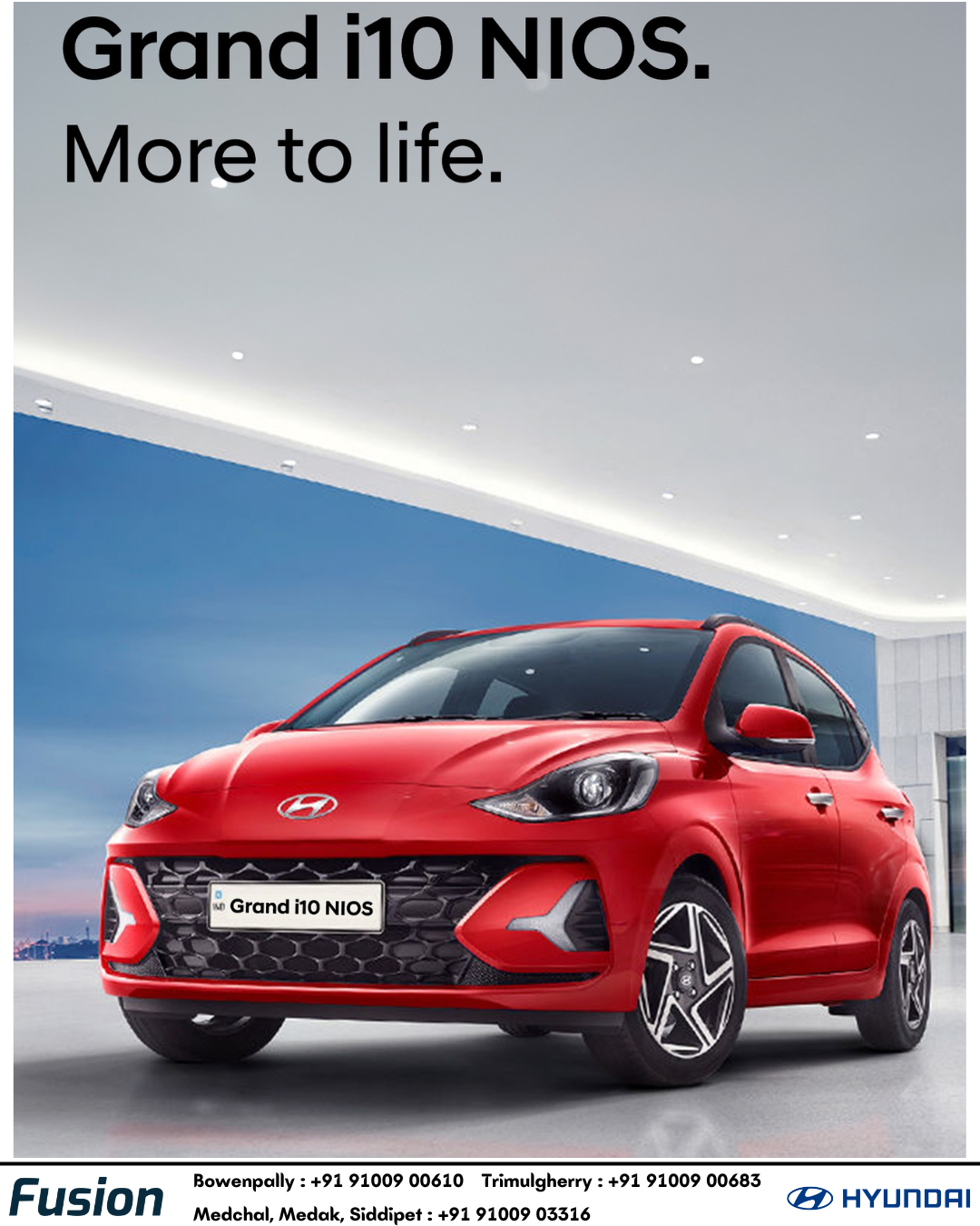  Hyundai grand i10 nios on road price | Fusion Hyundai