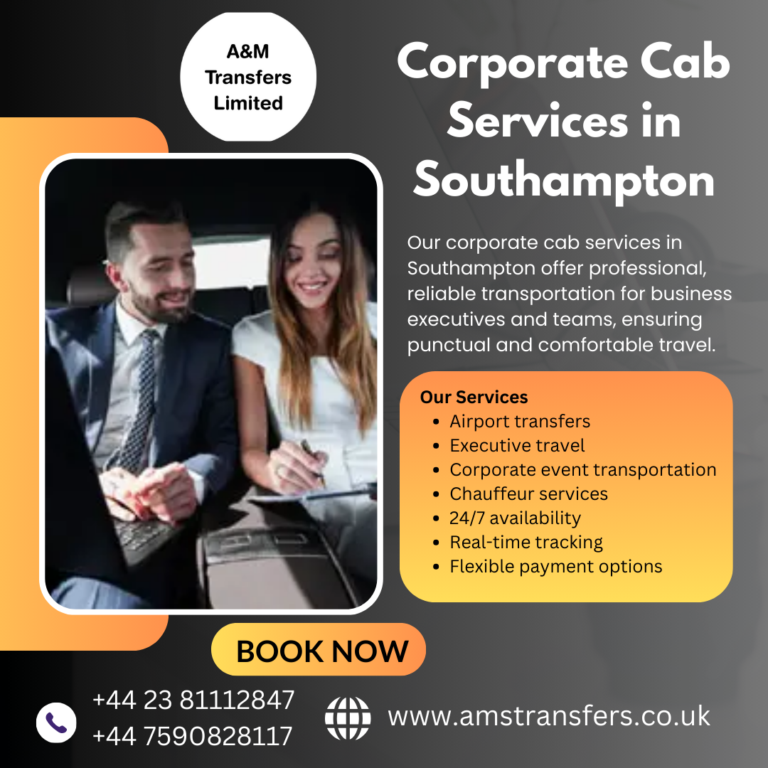  Corporate Cab Services in Southampton