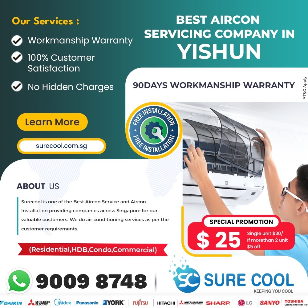  Best Aircon servicing company in Yishun