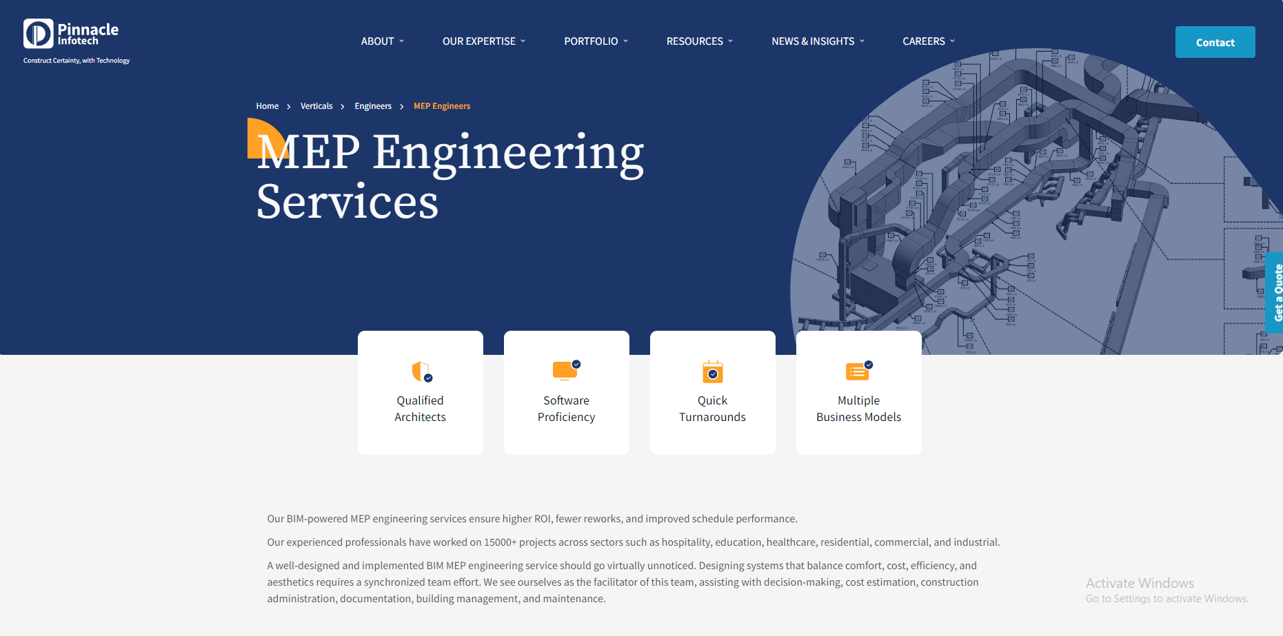  MEP engineering services