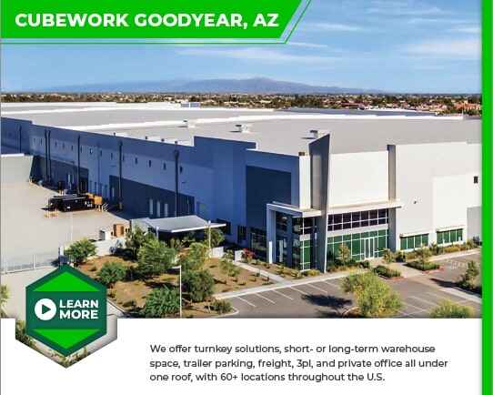  Warehouse and Office Space Available! – Goodyear, AZ