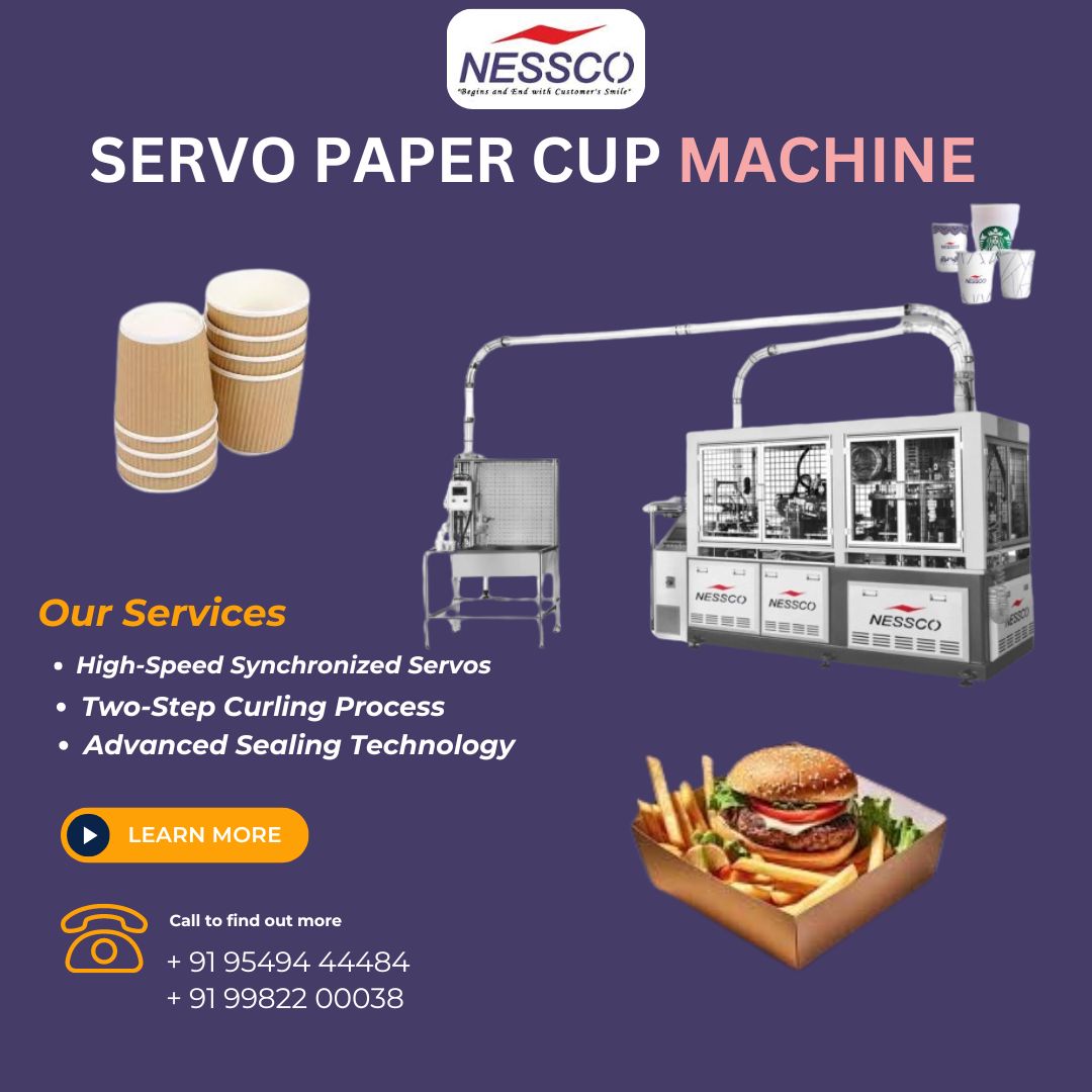  High Speed Servo Paper Cup  Machine