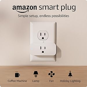  Amazon Smart Plug | Works with Alexa | Simple setup, endless possibilities