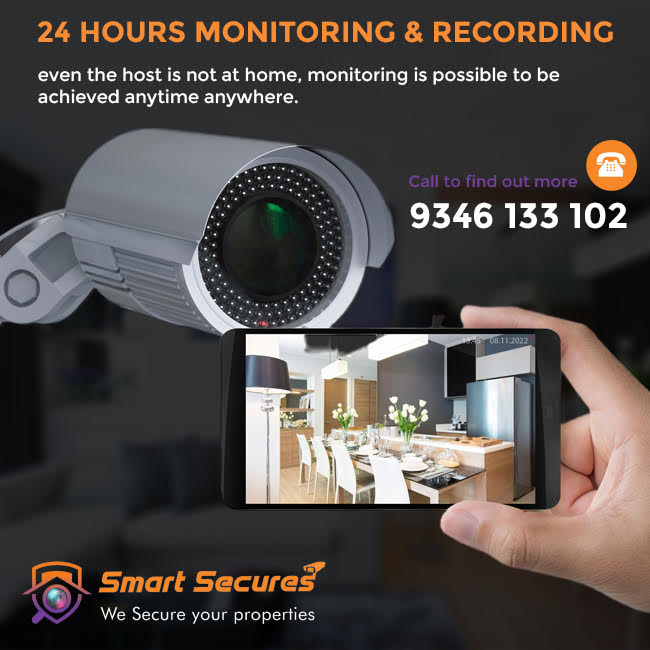  Home CCTV installation services are available in Hyderabad